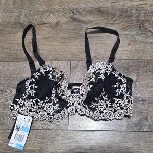 Wacoal Elegant Black Lace Bra Women 34C